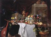 Jan Davidz de Heem Table with desserts painting
